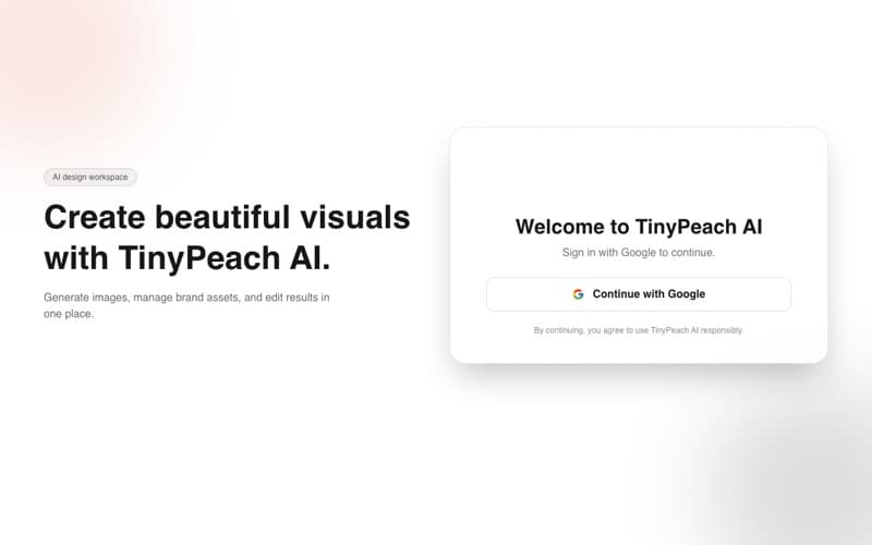TinyPeach homepage
